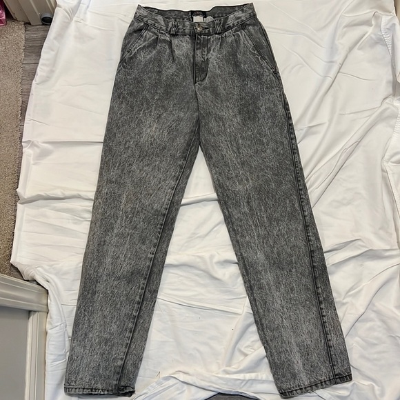Women’s Vintage Acid Washed Brittania High Waisted Jeans Approx 28x32 (EXCELLENT - Picture 1 of 8